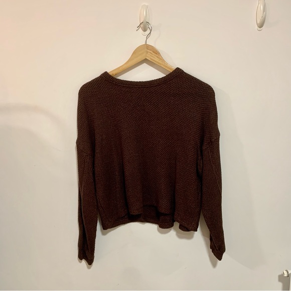 Banana Republic Sweaters - Banana Republic Brown Knit Long Sleeve Top